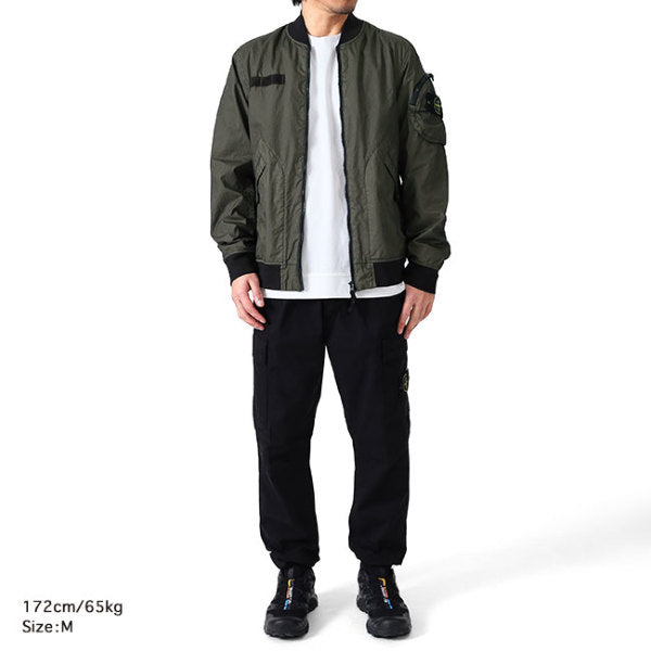 Stone Island ストーンアイランド ガーメントダイ MA-1 ミリタリー ボンバージャケット K1S154100004 S0A21