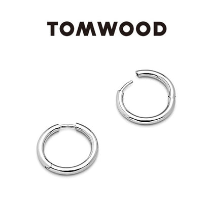 TOMWOOD トムウッド Classic Hoops Medium シルバー クラシック フープ ミディアム ピアス 100191