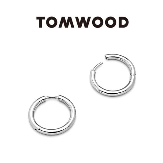TOMWOOD トムウッド Classic Hoops Medium シルバー クラシック フープ ミディアム ピアス 100191