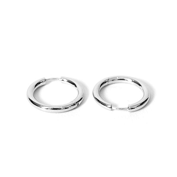 TOMWOOD トムウッド Classic Hoops Medium シルバー クラシック フープ ミディアム ピアス 100191