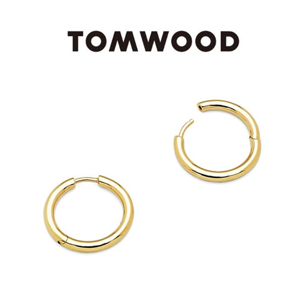 TOMWOOD トムウッド Classic Hoops Medium Gold ゴールド クラシック フープ ミディアム ピアス 100192 **