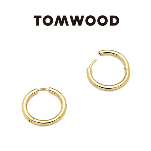 TOMWOOD トムウッド Classic Hoops Medium Gold ゴールド クラシック フープ ミディアム ピアス 100192 **