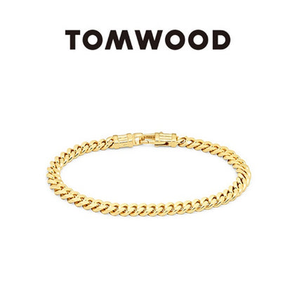 TOMWOOD トムウッド Curb Bracelet L Gold ゴールド カーブ ブレスレット 100254 **