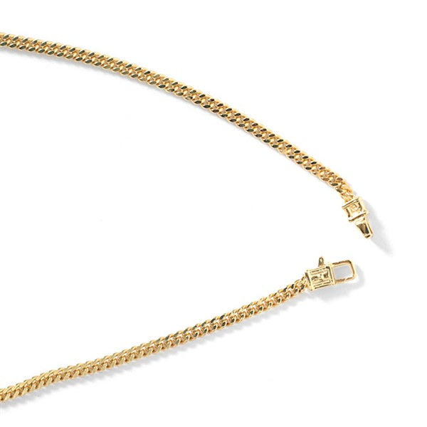 TOMWOOD トムウッド Curb Chain M Gold-24.5 ゴールド カーブチェーン ネックレス100266 **