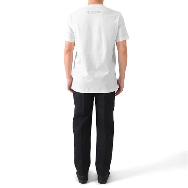 MARNI マルニ ストライプロゴ プリントTシャツ HUMU0170P1 USCS78