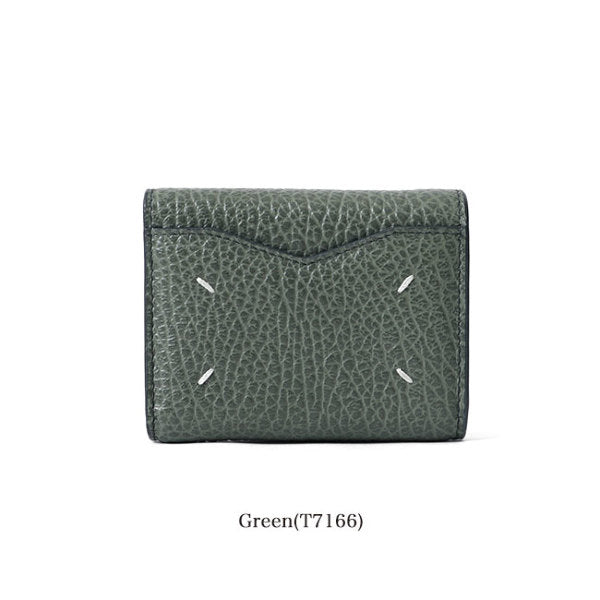 Maison Margiela メゾンマルジェラ グレインレザー 三つ折り 財布 S56UI0136 P4455