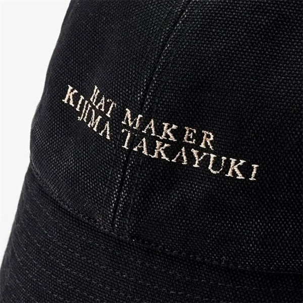KIJIMA TAKAYUKI キジマタカユキ コットンダック ロゴ刺繍 ヴィンテージハット MYYY261105 **