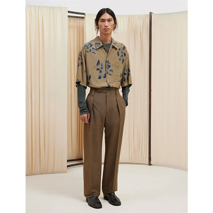 LEMAIRE ルメール PIPED CREPE SLIPPERS スクエアトゥ レザースリッポン ローファーシューズ FO0067 LL205