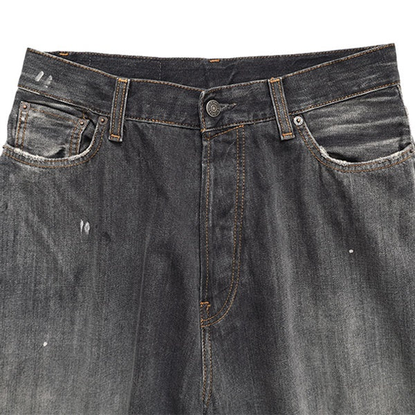 Acne Studios アクネストゥディオズ ペイント ルーズフィット ブラックトラファルガー ジーンズ 2023 U Black Trafalgar ジーパン デニム メンズ レディース