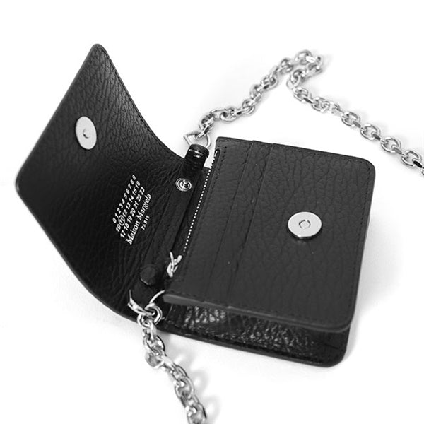 Maison Margiela メゾンマルジェラ グレインレザー チェーンウォレット SA3UI0009 P4455 **