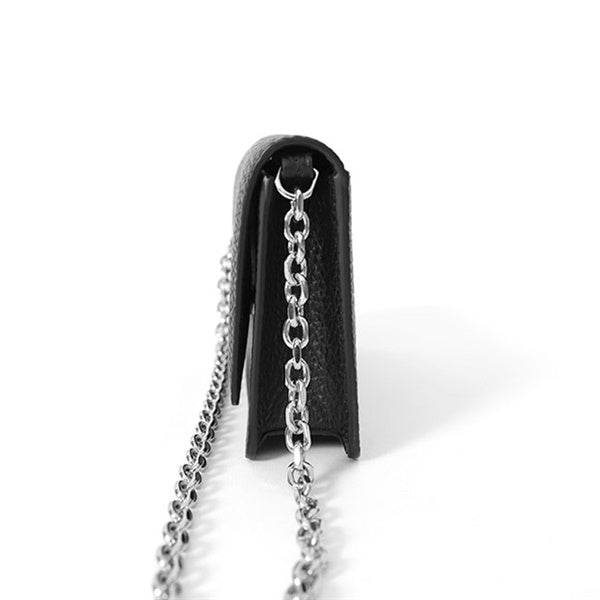 Maison Margiela メゾンマルジェラ グレインレザー チェーン ロング