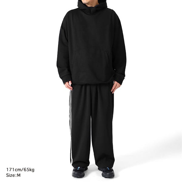 Y-3 ワイスリー オーバーサイズ プルオーバー スウェットパーカー