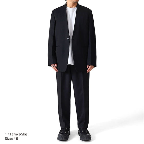 JIL SANDER ジルサンダー ポリエステルギャバジン テーパードパンツ