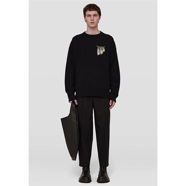 JIL SANDER ジルサンダー ポリエステルギャバジン テーパードパンツ J21KA0012 J70001