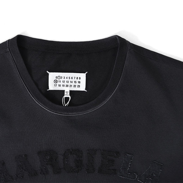 Maison Margiela メゾンマルジェラ オーバーサイズ オーバーダイ ロゴT