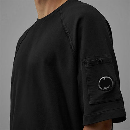 C.P. Company シーピーカンパニー レンズロゴ コットンフリース Tシャツ 20CMSS034A **