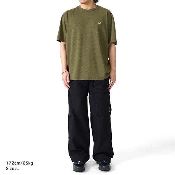 C.P. Company シーピーカンパニー ウォッシュ加工 コットン ロゴTシャツ 20CMTS192A **