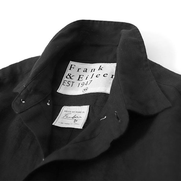 Frank&Eileen フランク&アイリーン FINBAR BKLN フィンバー イタリアン リネンシャツ 3620700031