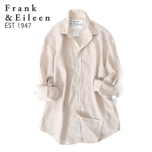 Frank&Eileen フランク&アイリーン FINBAR SNLN フィンバー イタリアン リネンシャツ 3620700034