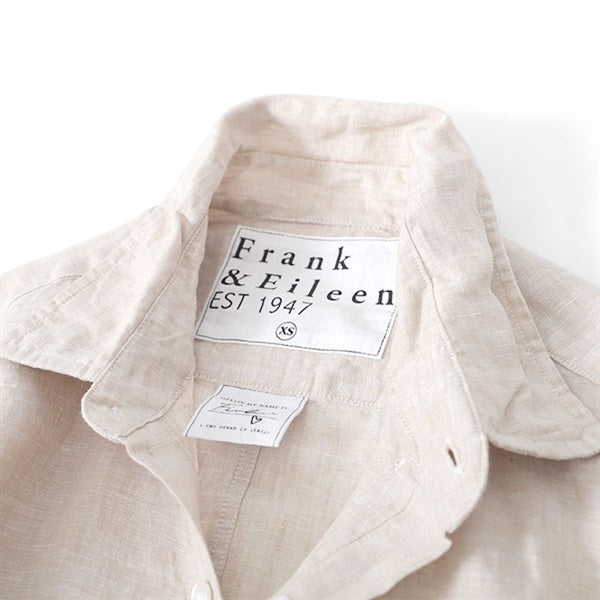 Frank&Eileen フランク&アイリーン FINBAR SNLN フィンバー イタリアン リネンシャツ 3620700034