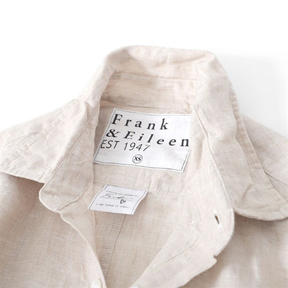 Frank&Eileen フランク&アイリーン FINBAR SNLN フィンバー イタリアン リネンシャツ 3620700034