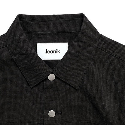 Jeanik ジーニック 2nd セカンドタイプ 千鳥チェック リネンジャケット JEANIK0102-CH
