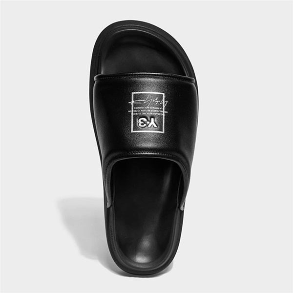 Y-3 ワイスリー SLIDE レザーサンダル KI4033