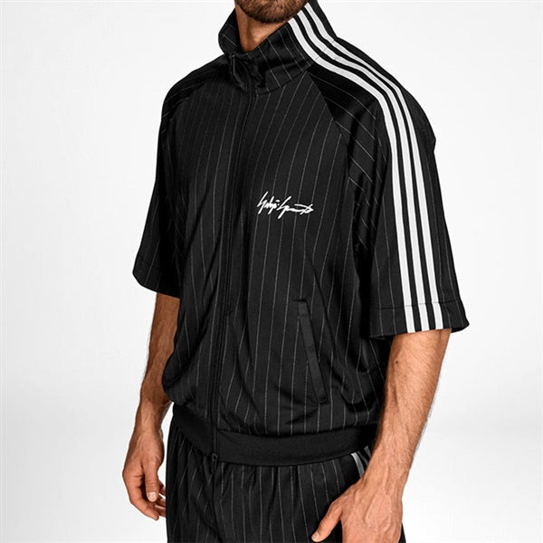 Y-3 ワイスリー ピンストライプ バスケットボール トラックトップ KQ9719