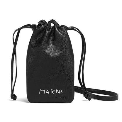 MARNI マルニ メンディング刺繍 ドローストリング ポーチ TEMI0022U0 P6533