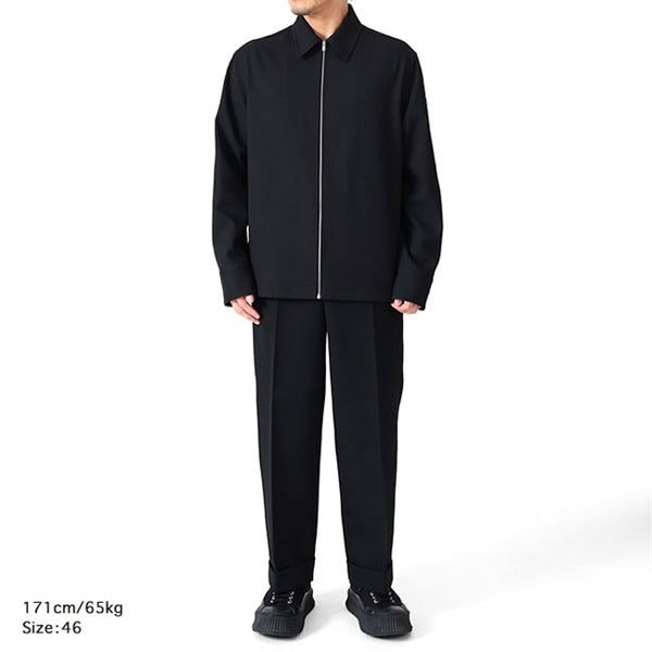 JIL SANDER ジルサンダー ギャバジン ジップ シャツジャッケット SHIRT 106 J22DL0254 J70001