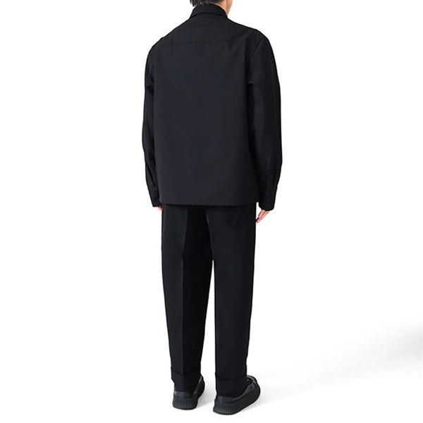 JIL SANDER ジルサンダー ギャバジン ジップ シャツジャッケット SHIRT 106 J22DL0254 J70001