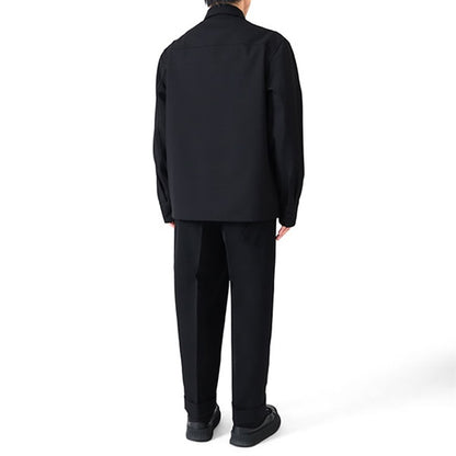 JIL SANDER ジルサンダー ギャバジン ジップ シャツジャッケット SHIRT 106 J22DL0254 J70001