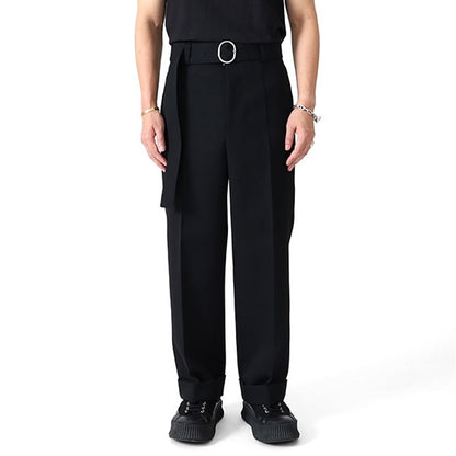 [SALE] JIL SANDER ジルサンダー ウールギャバジン リングベルト付き トラウザー TROUSER 111 AW 25 J22KA0230 J40002