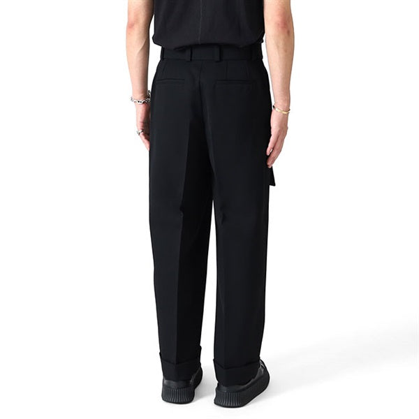[SALE] JIL SANDER ジルサンダー ウールギャバジン リングベルト付き トラウザー TROUSER 111 AW 25 J22KA0230 J40002