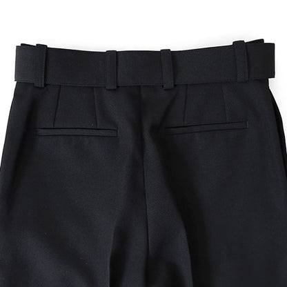 [SALE] JIL SANDER ジルサンダー ウールギャバジン リングベルト付き トラウザー TROUSER 111 AW 25 J22KA0230 J40002