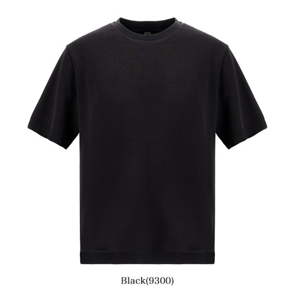 HERNO ヘルノ ジャージー ニット コットンピケ Tシャツ JG000206U 52059
