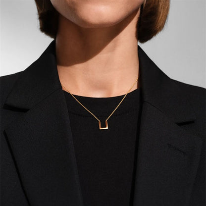 TOMWOOD トムウッド Sleek Pendant Gold 20.5inch スリーク・ペンダント ゴールド チェーンネックレス 101348 **
