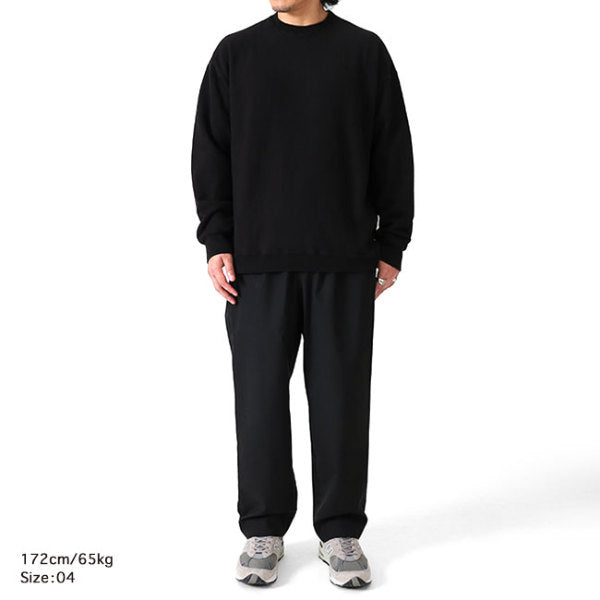 [SALE] ATON エイトン ガーメントダイ ウラケ オーバーサイズ プルオーバースウェット 0101