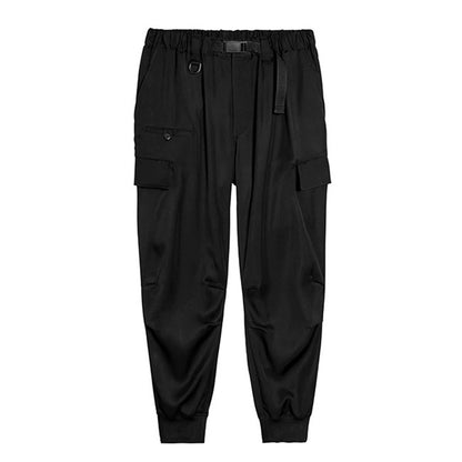 Y-3 ワイスリー レーヨンツイル カフ カーゴパンツ JX7283