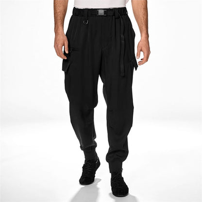 Y-3 ワイスリー レーヨンツイル カフ カーゴパンツ JX7283