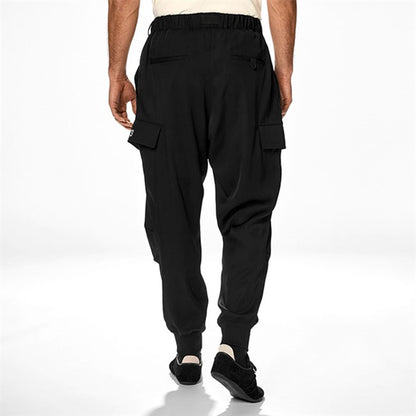Y-3 ワイスリー レーヨンツイル カフ カーゴパンツ JX7283