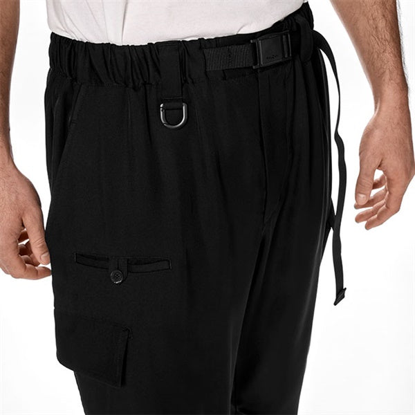 Y-3 ワイスリー レーヨンツイル カフ カーゴパンツ JX7283