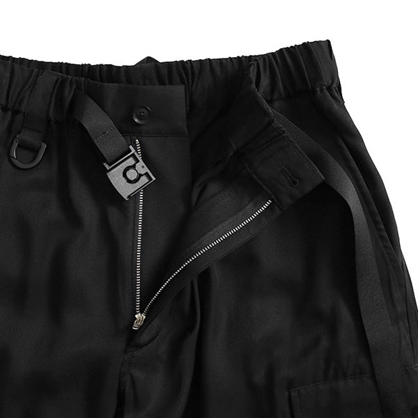 Y-3 ワイスリー レーヨンツイル カフ カーゴパンツ JX7283