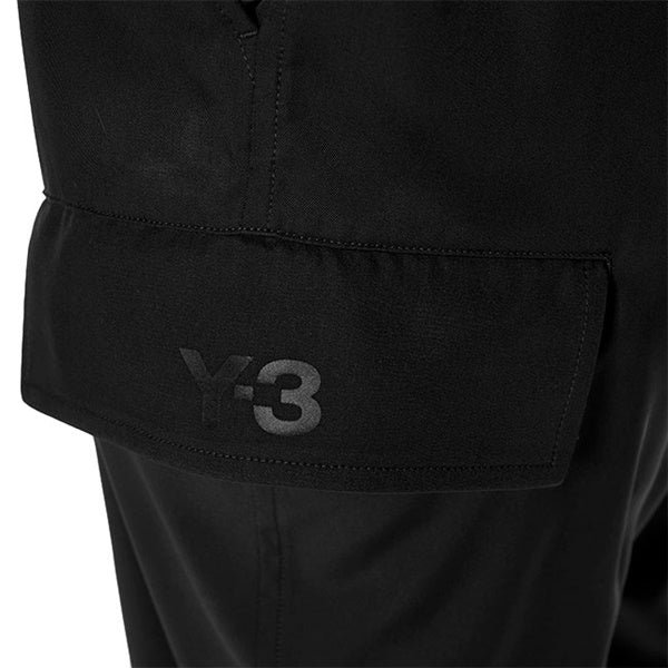 Y-3 ワイスリー レーヨンツイル カフ カーゴパンツ JX7283 黒 ブラック