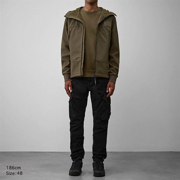 C.P. Company シーピーカンパニー ストレッチ サテンコットン カーゴパンツ RFCMPA730A