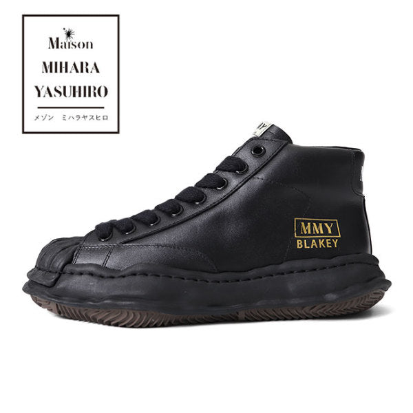 Maison MIHARA YASUHIRO メゾンミハラヤスヒロ BLAKEY ブレイキー ハイカット レザースニーカー A06FW701
