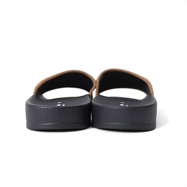MARNI マルニ バラジウム ラフィア調 ラバースライド ロゴ サンダル SAMR003702P3860