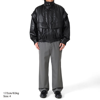 08sircus ゼロエイトサーカス パデッド デタッチャブル ショートブルゾン S25AW-OT03
