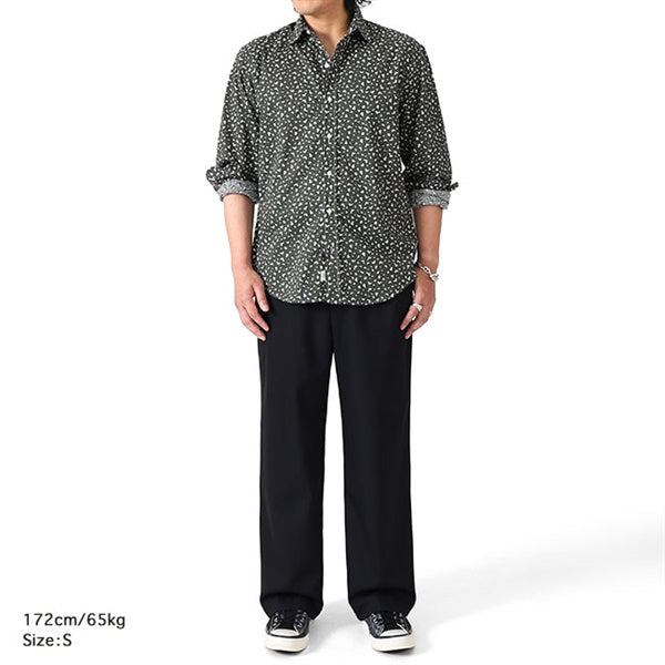 Frank&Eileen フランクアンドアイリーン FINBAR BBHT ハート柄 総柄シャツ 4220700048