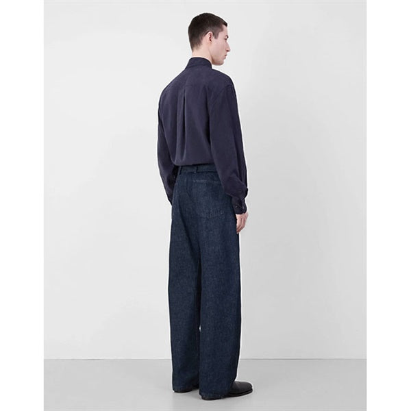 LEMAIRE ルメール インディゴデニム ツイスト ベルテッドパンツ PA326